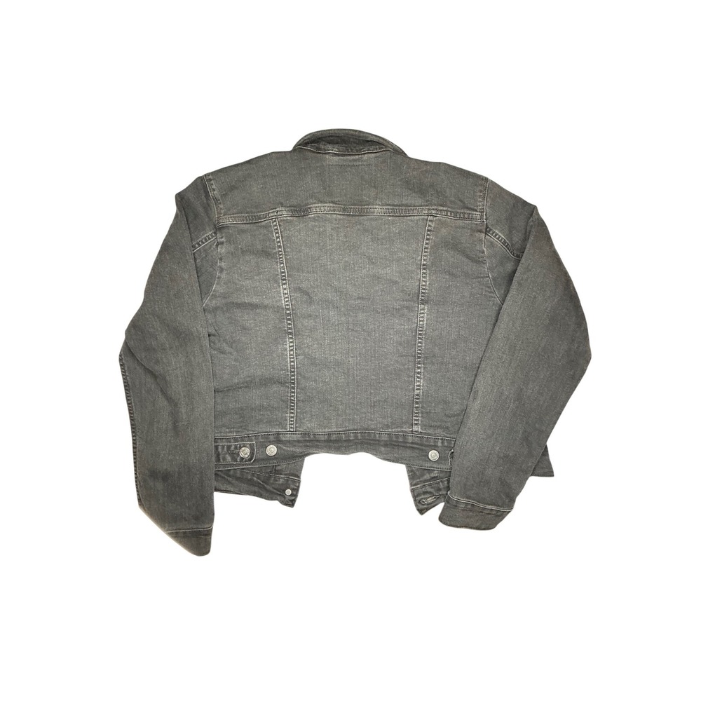 Levi's Denim Jacket Gray Wash Button Front Classic Trucker Jacket Womens XL - Picture 5 of 5